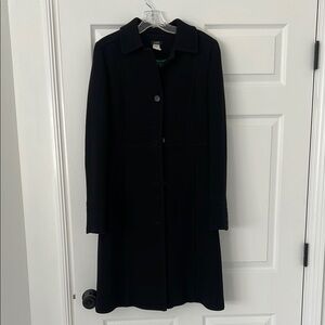 JCrew Lady Day Coat Black w/Thinsulate Lining 6T